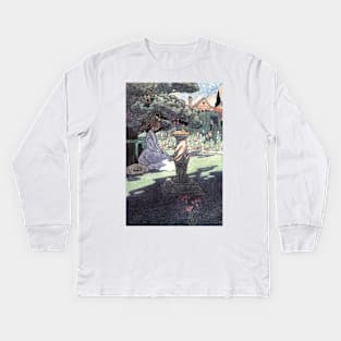 The Sundial by Charles Robinson Kids Long Sleeve T-Shirt